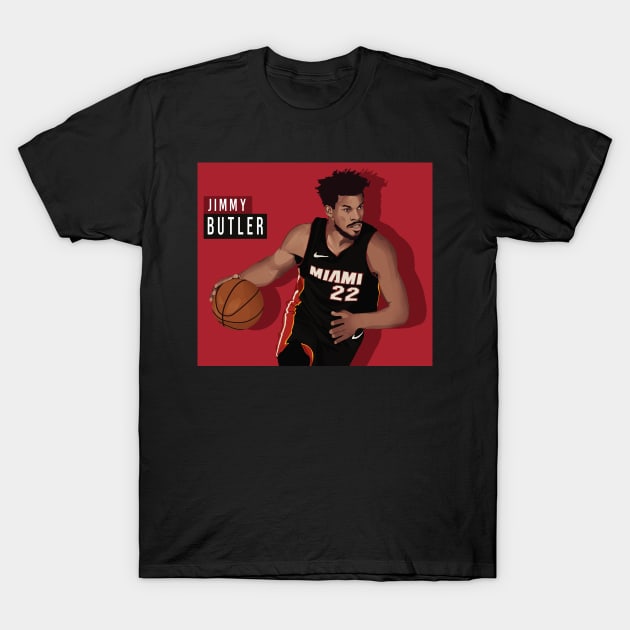 JIMMY BUTLER T-Shirt by origin illustrations